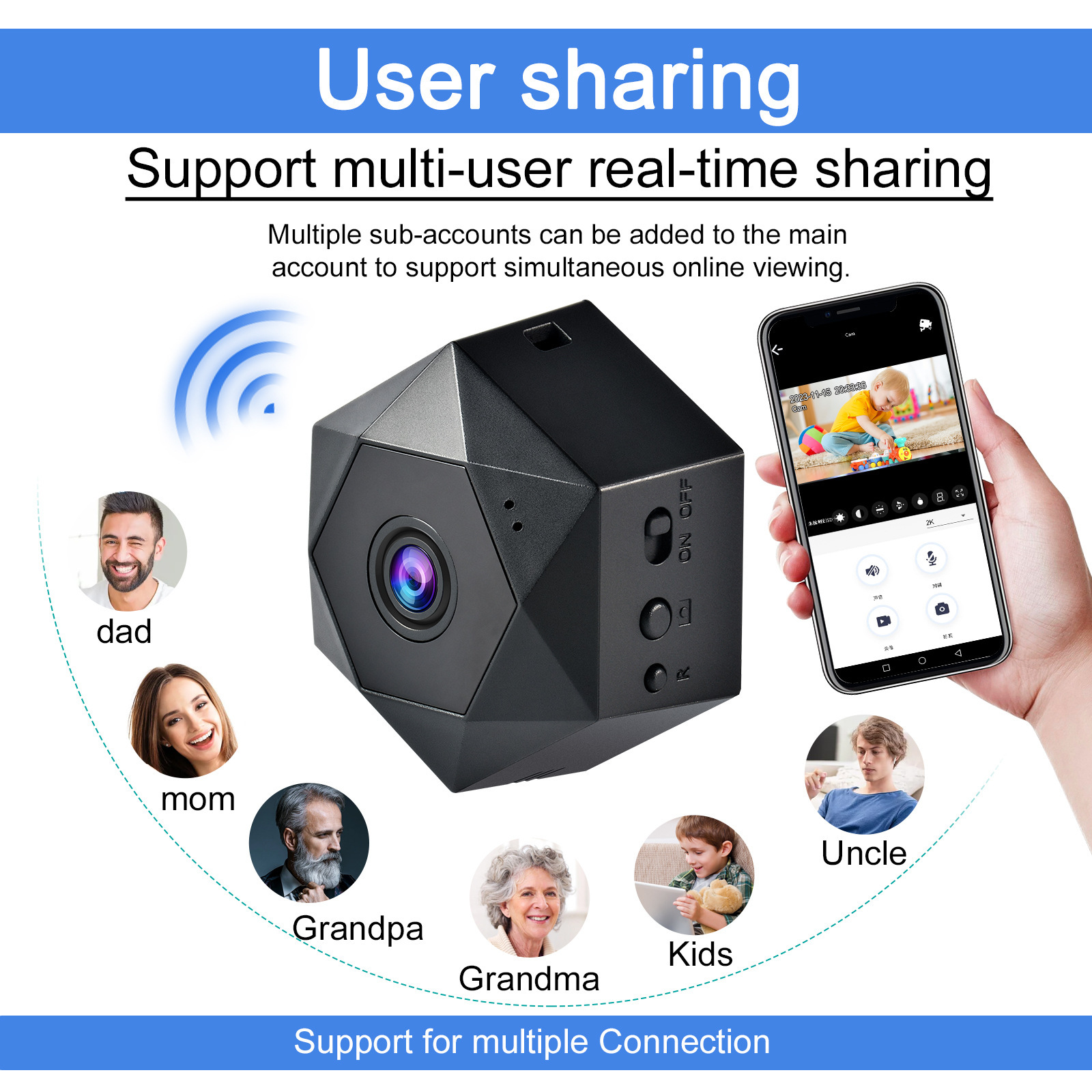 Surveillance Camera Home Wireless Plug-in-free - Image 2