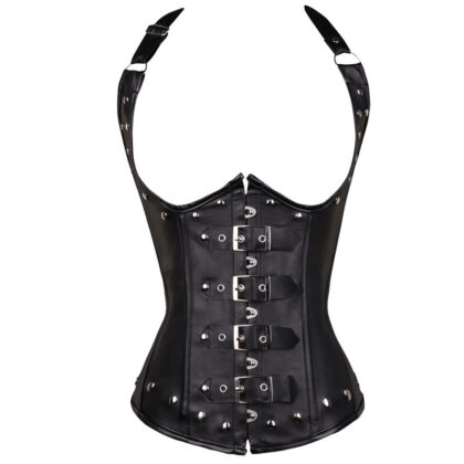 European and American Leather Court Corset