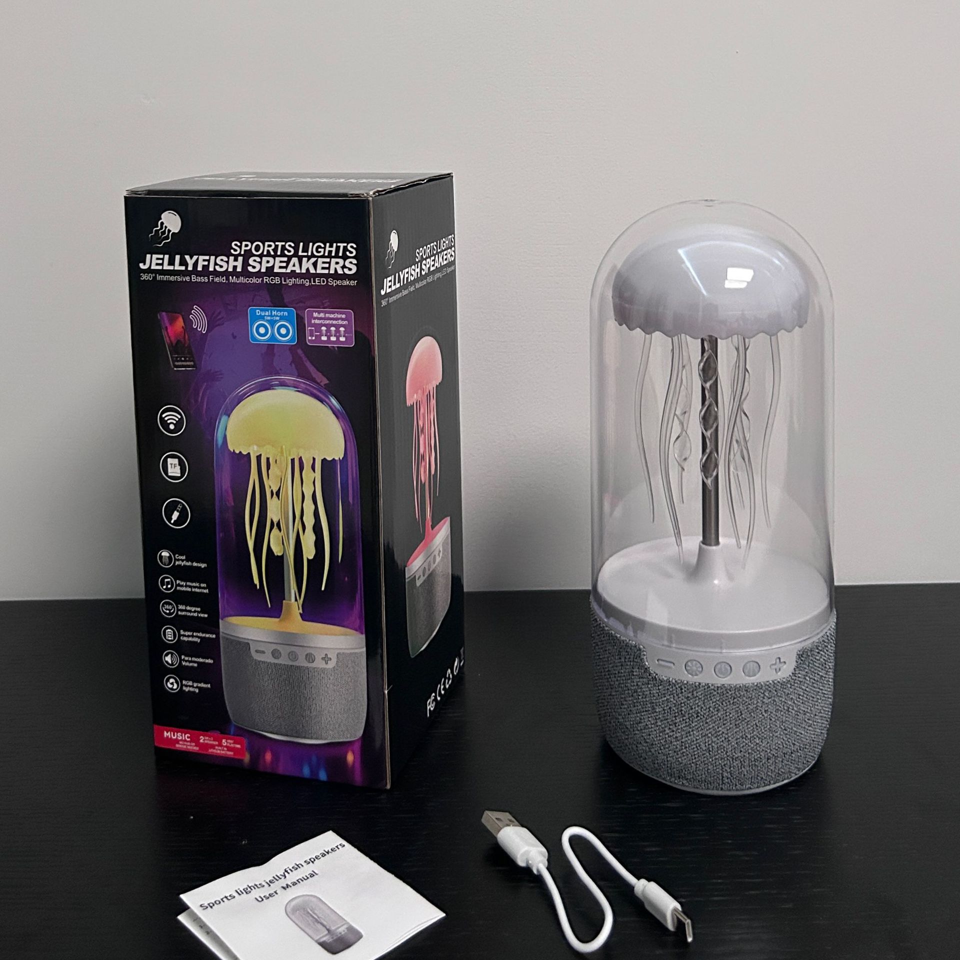Jellyfish Bluetooth Audio Small Night Lamp