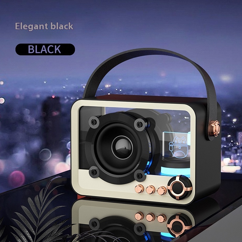 Glass Bluetooth Speaker Portable Mini Outdoor USB Charging - Image 6