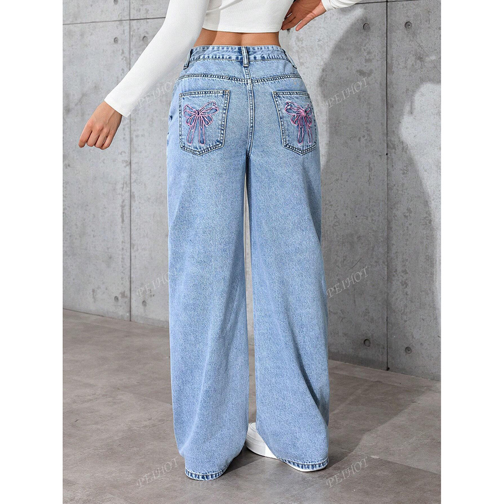 Women's Printed Jeans Summer Loose Trendy – Bild 6