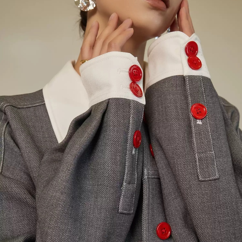 Gray High-grade Wear Idle Style Two-piece Set - Image 2