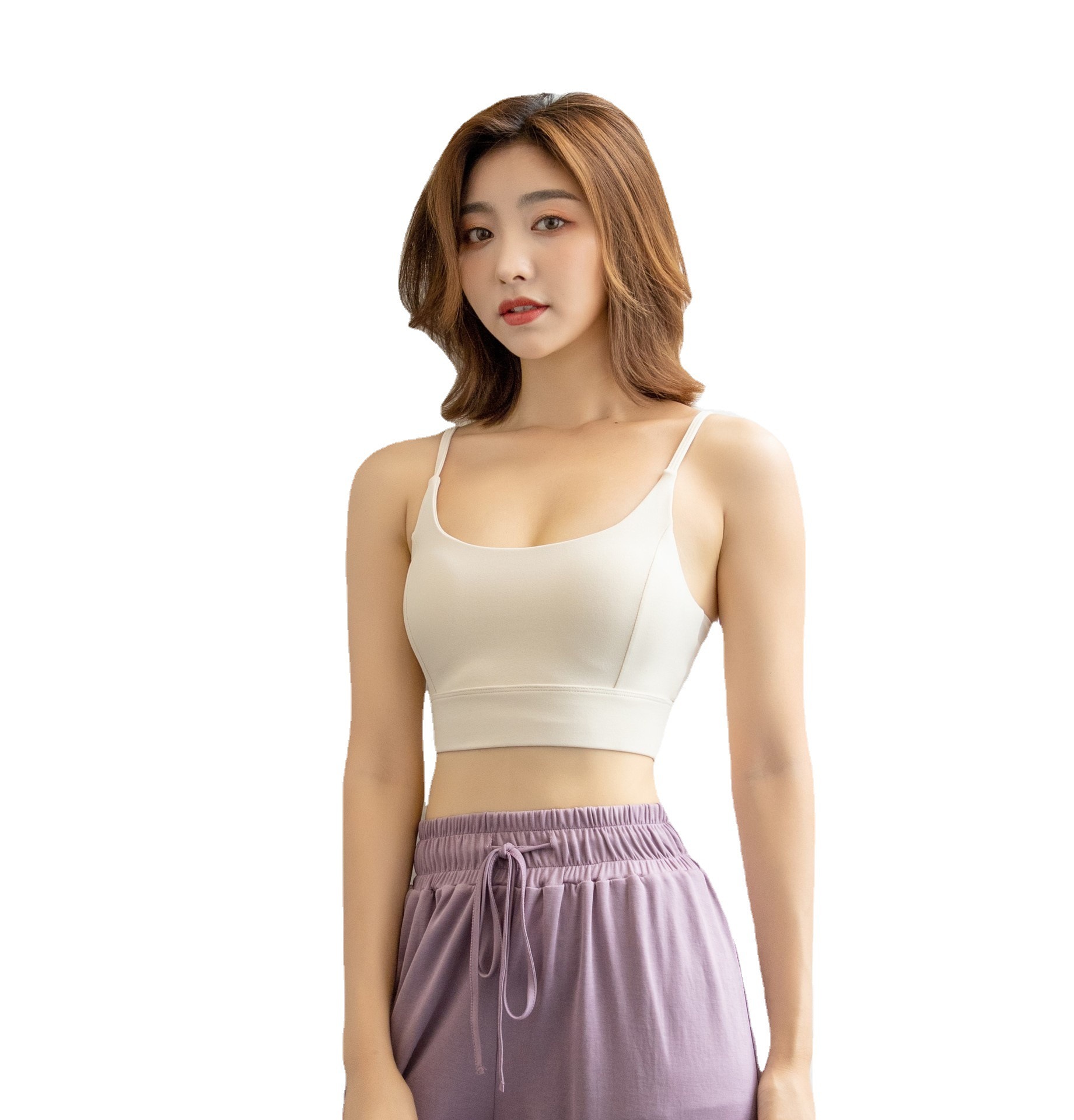 Women's slim belt beautiful back sports underwear — изображение 4