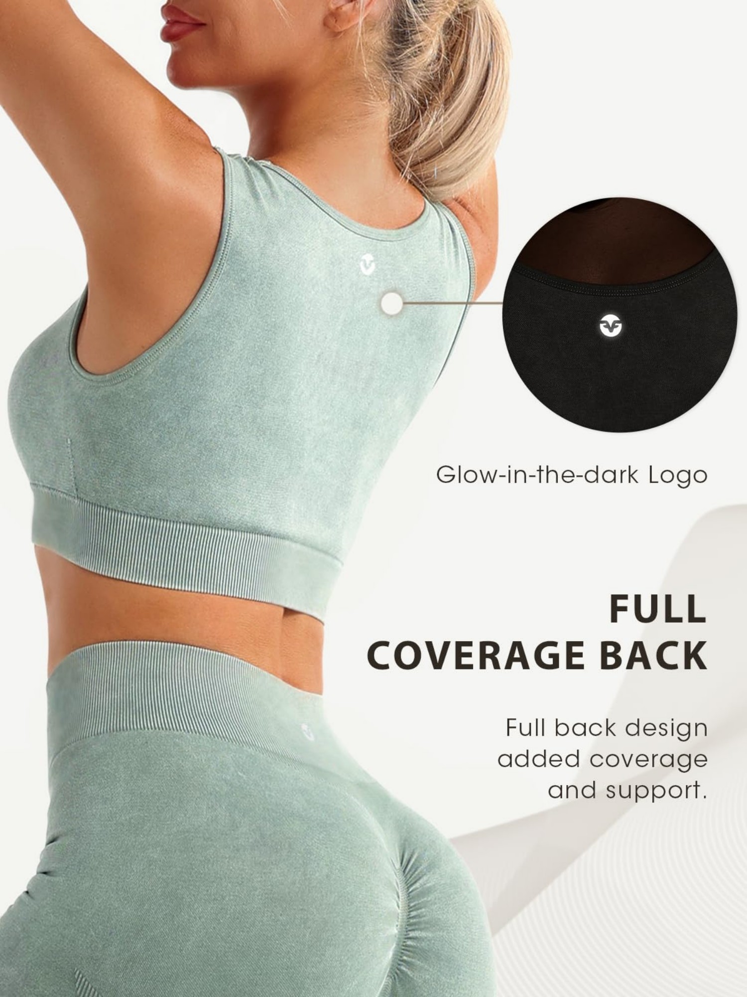 Womens Sport Bras Removable Padded Workout Yoga Gym Running Crop Tank Top - Image 5