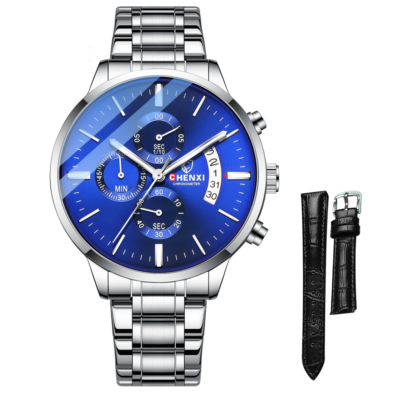 Waterproof Calendar Men's Multifunctional Sports Watch – Bild 2