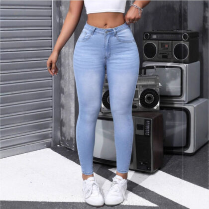 Women's European And American Women's Clothing Tight Denim Skinny Pants