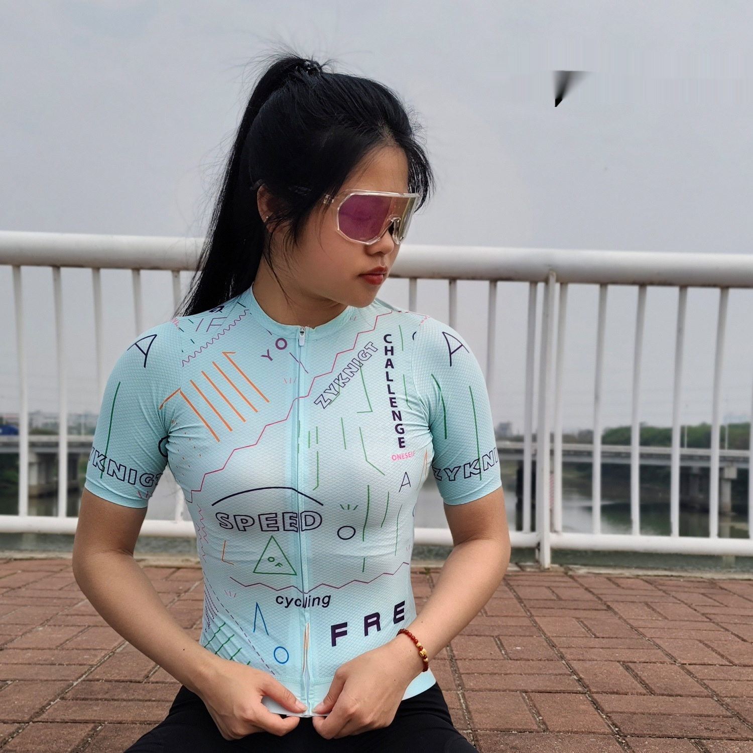 Road Bike Short-sleeved Cycling Outfit Wicking Bike