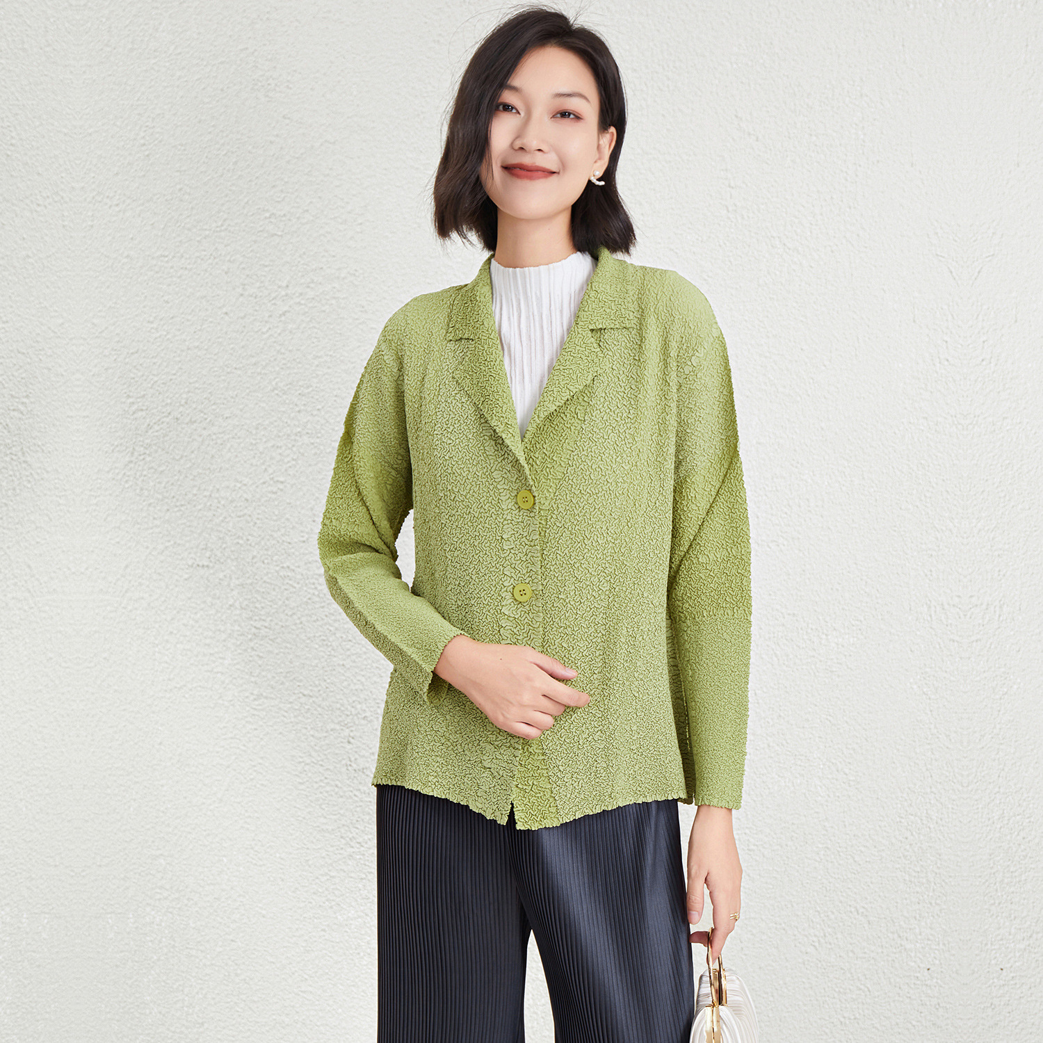 Fashion Design Temperament Commute Long Sleeve Coat — изображение 2