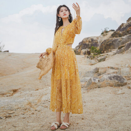 Fashion Personality Retro Bohemian Women's Dress