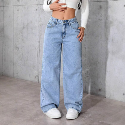 Women's Printed Jeans Summer Loose Trendy