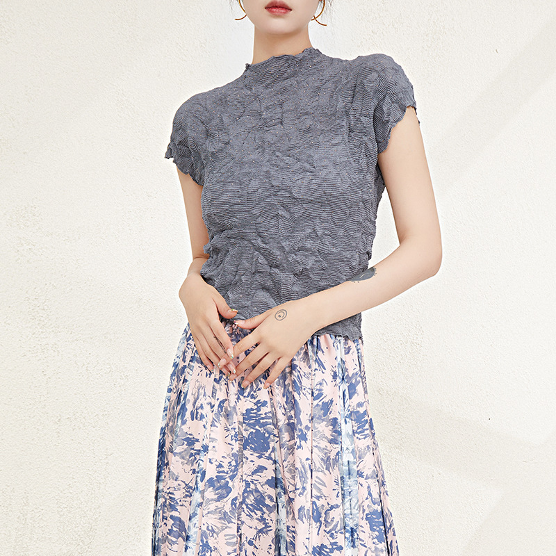 Women's High-grade Peplum Top Bottoming Shirt - Image 6