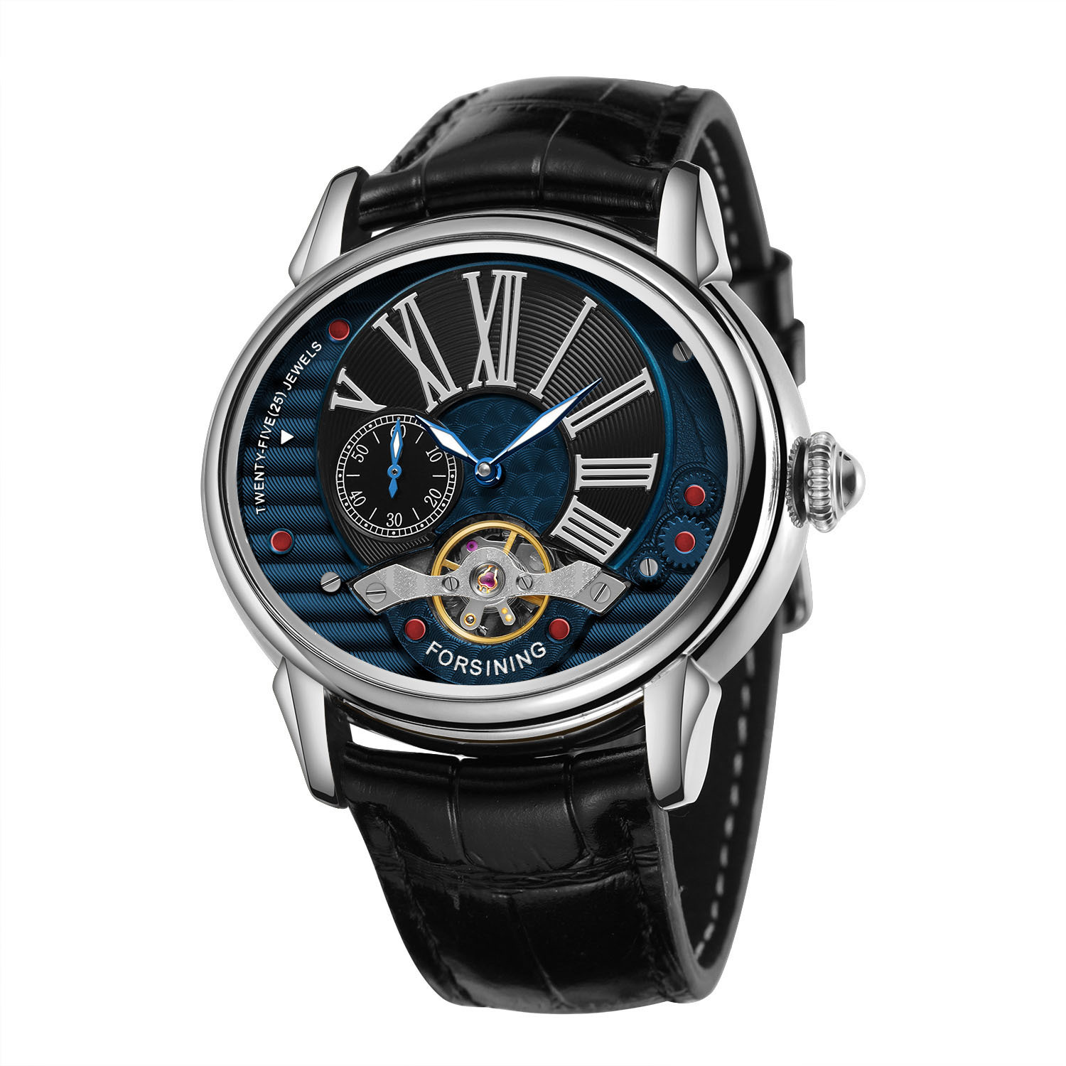 Men's Fashion Dial Flywheel Mechanical Watch - Image 9