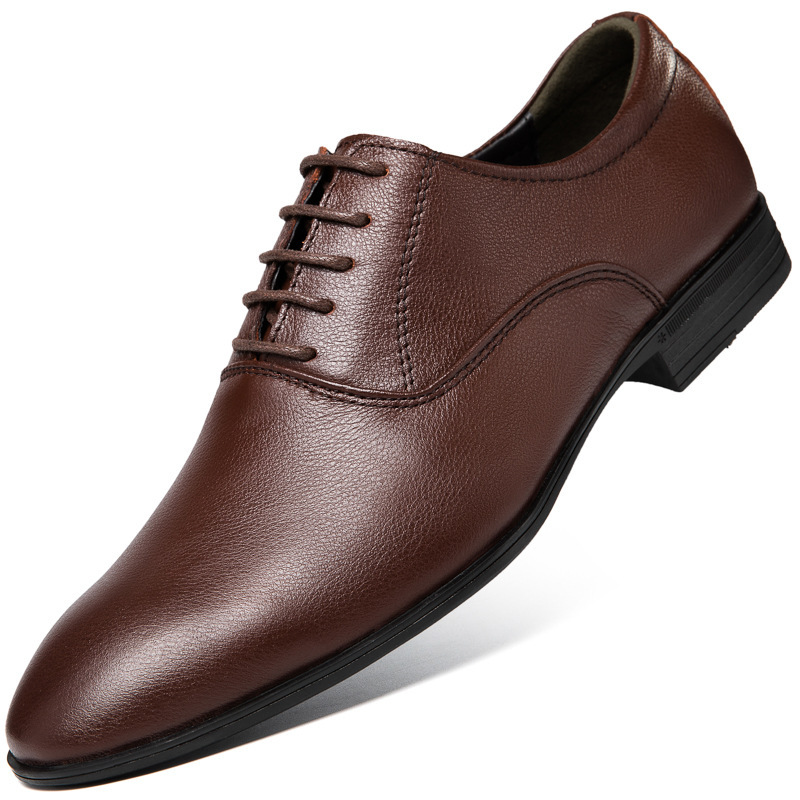 Men's Pointed Business Casual Leather Shoes – Bild 8