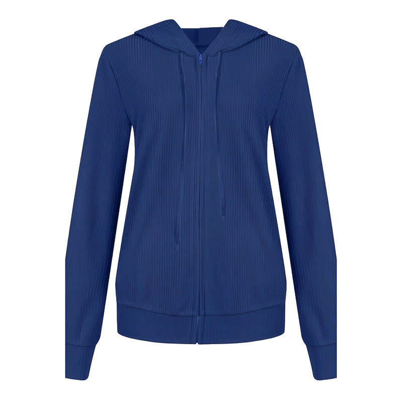 Women's Zip Up Hoodies Sweatshirts Sweater Fall Outfits Casual Long Sleeve Drawstring Jackets - Image 8