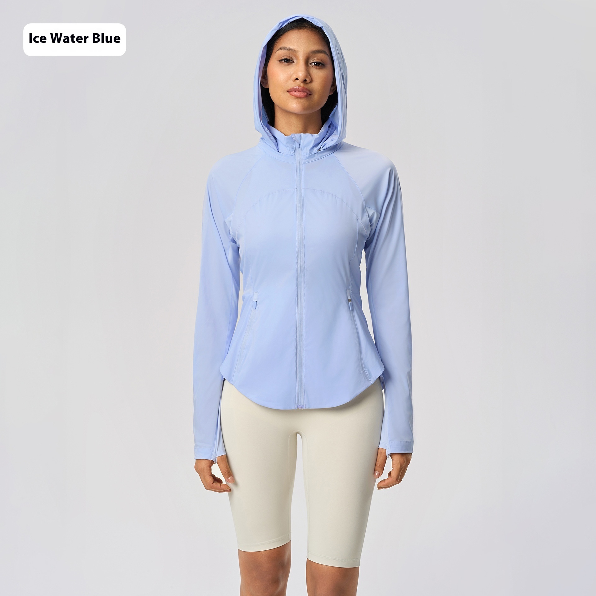 Hooded Sun Shade UV Protection Ice Feeling Quick-drying Breathable Jacket - Image 9