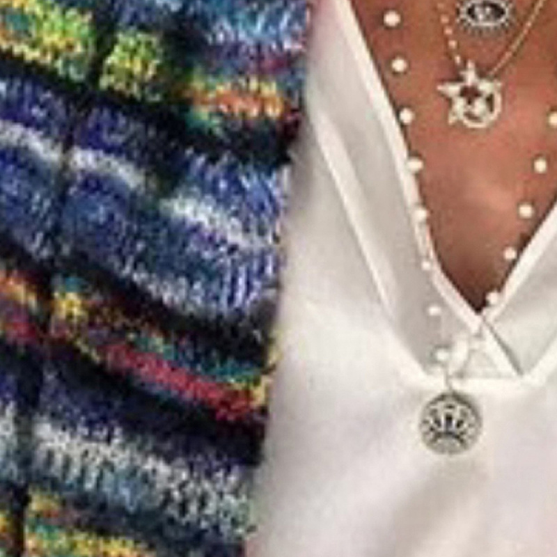 Women's Colorful Long Sleeve Cardigan Soft Boho Chic Knit Open Front Sweater For Spring And Fall Vacation – Bild 5