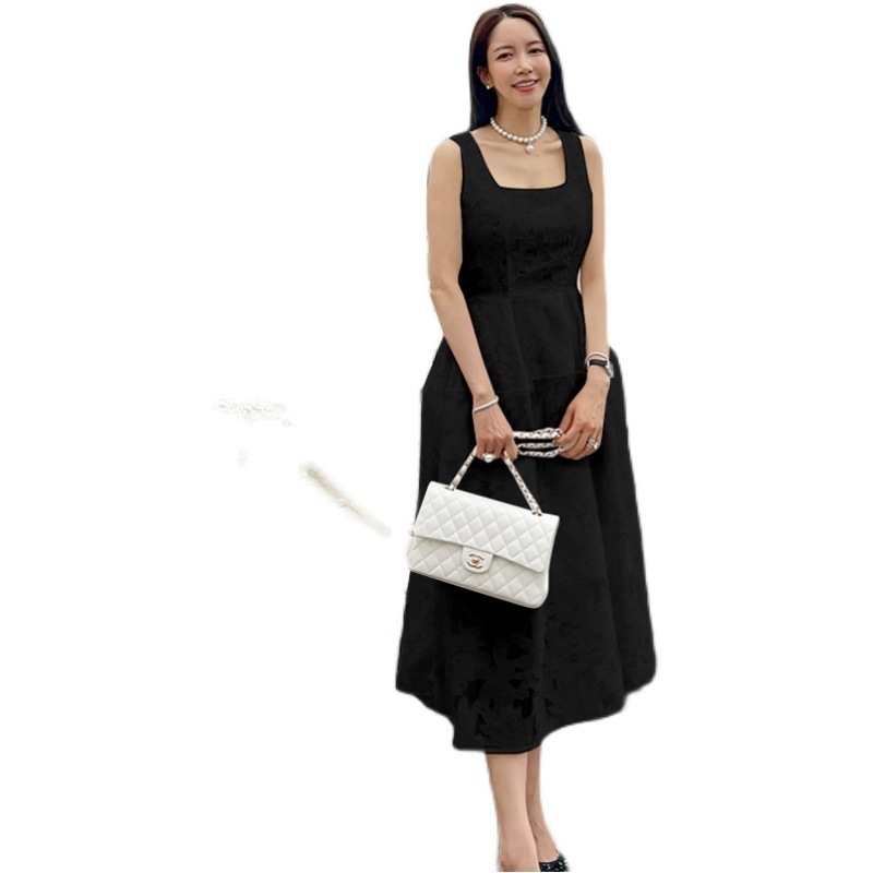 Women's New Temperament Waist Slim Fashion Jacquard Dress – Bild 5