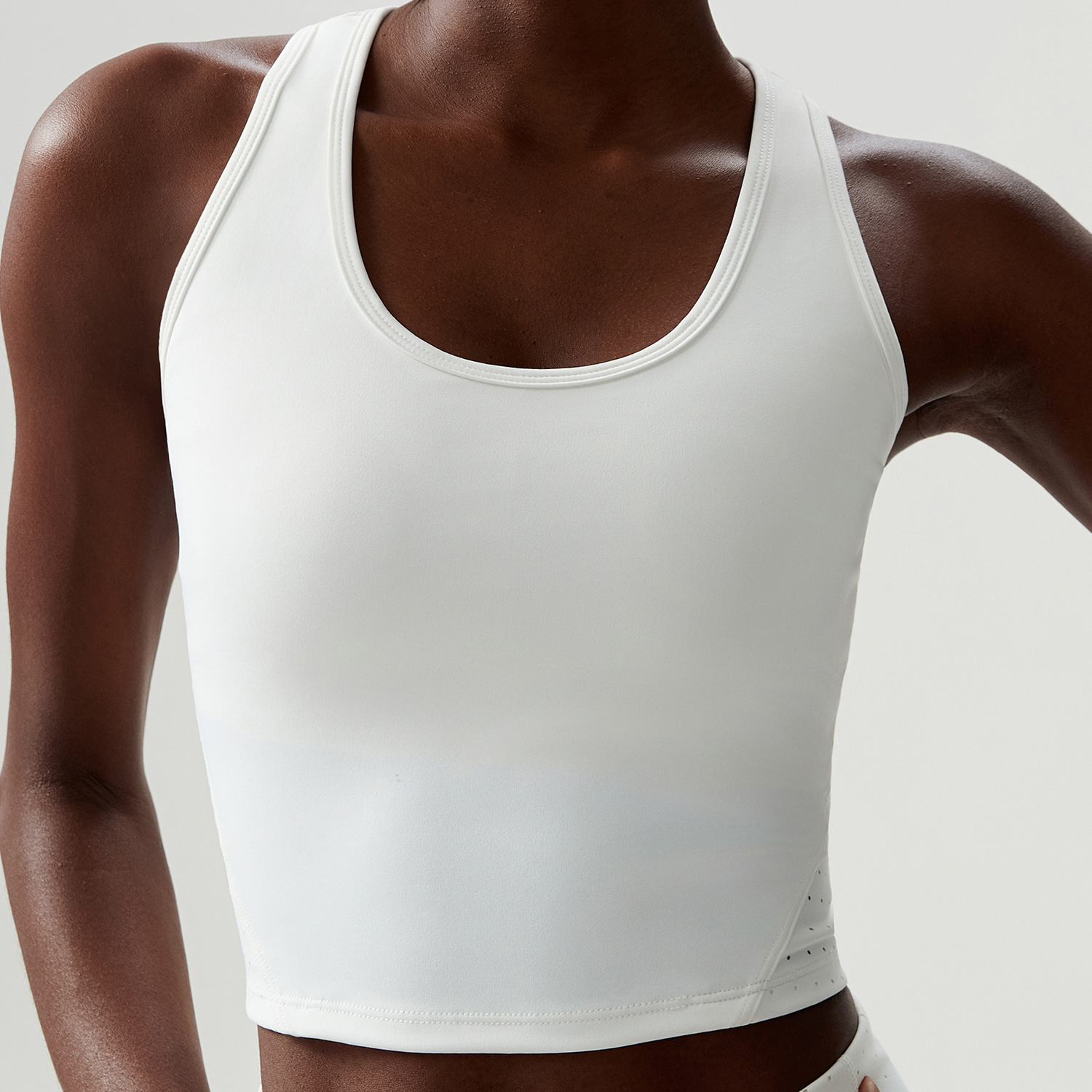 Tennis Suit Vest Women's Plus Size Fitness Running Exercise With Chest Pad – Bild 4