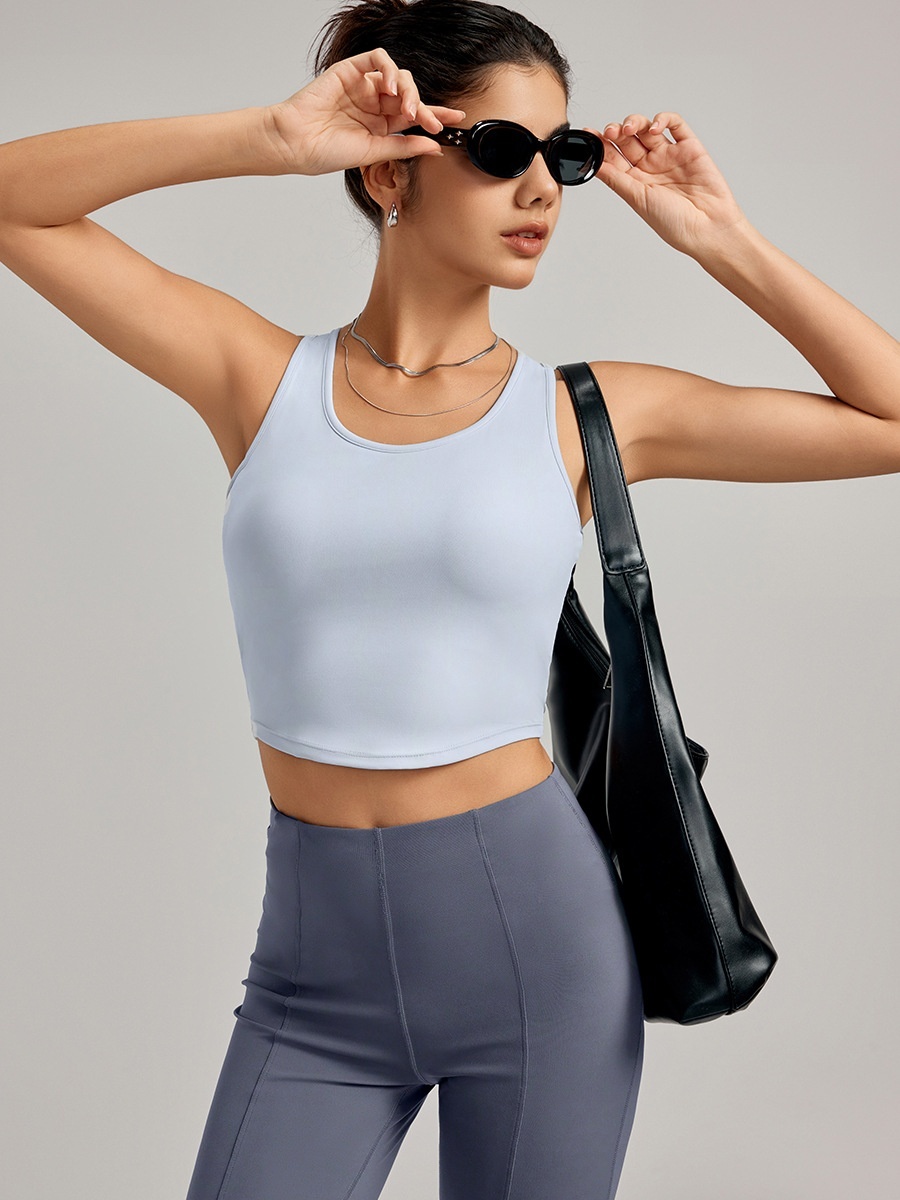 Sports Vest Women's Sexy Back Waist Yoga Clothes With Chest Pad - Image 5