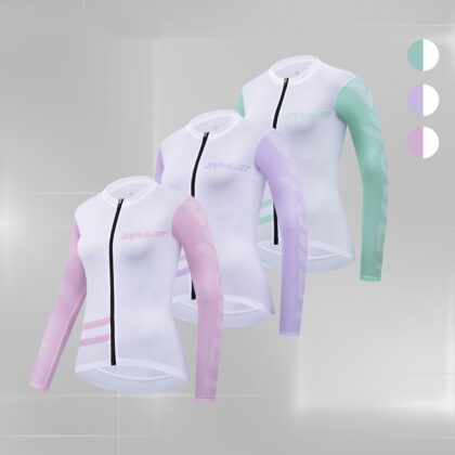 Breathable Cyclist Top Sun Protection Slim Sportswear