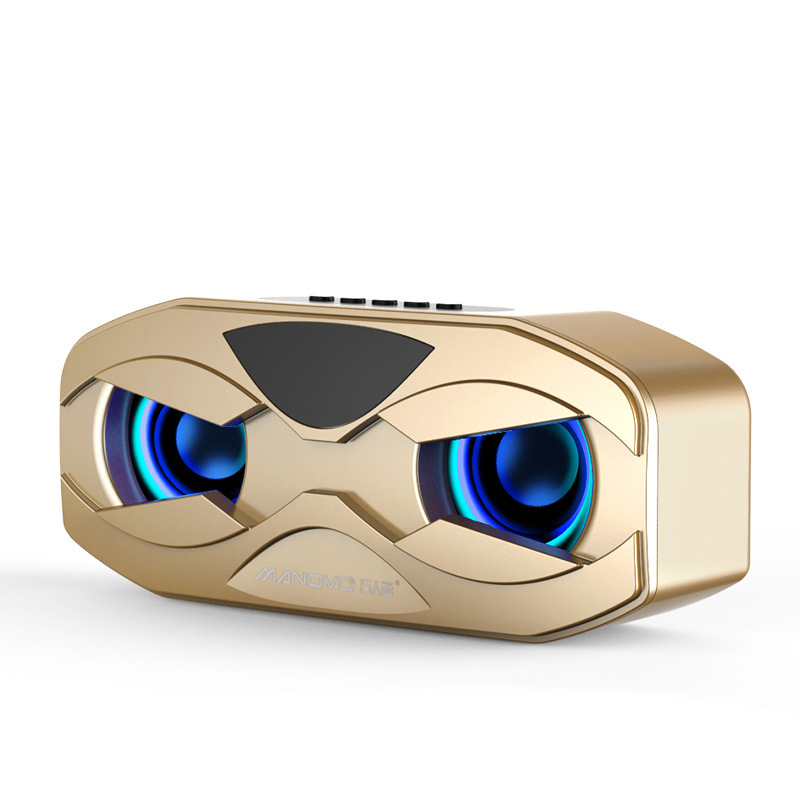 Bluetooth Subwoofer Colorful Light Small Speaker - Image 3