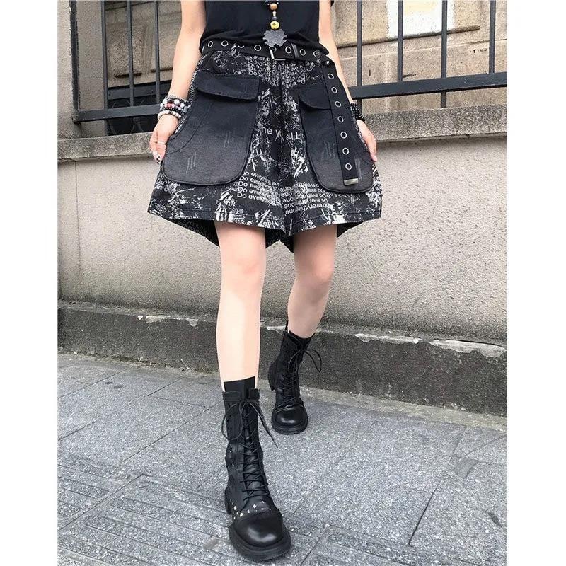 Elastic Waist Retro Loose Versatile Shorts – Bild 3