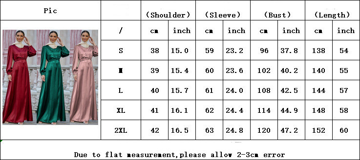Women's Fashion Satin Waist Tie Dresses – Bild 7