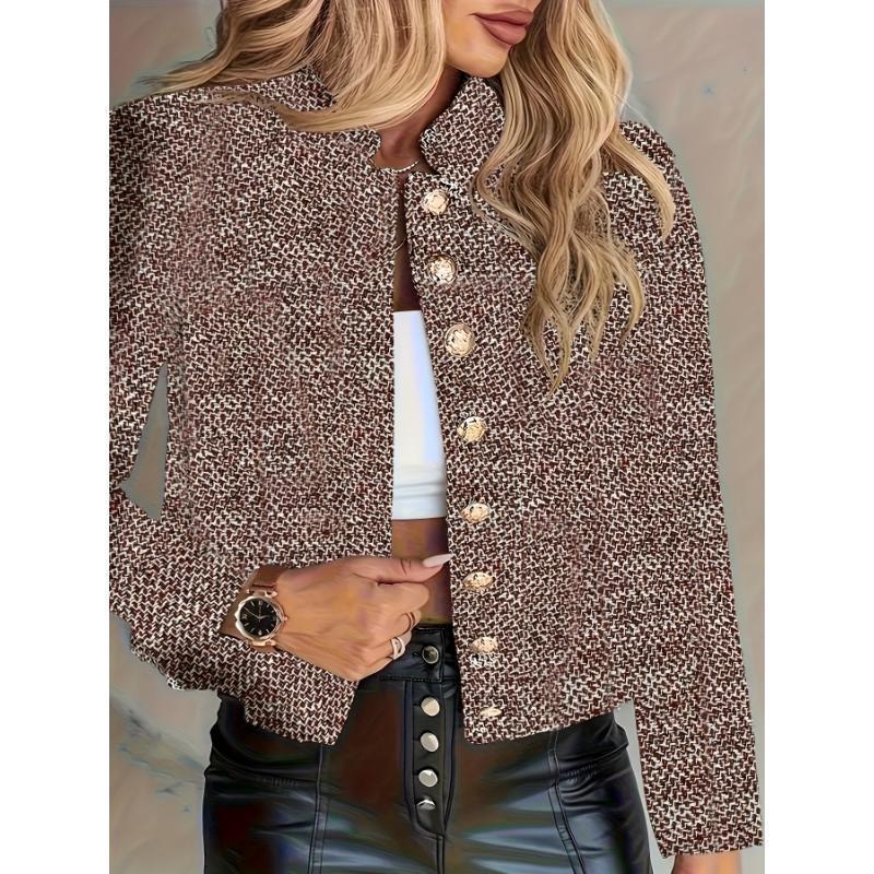 Women's Coat Early Spring Autumn Winter Classic Style Short Top — изображение 2