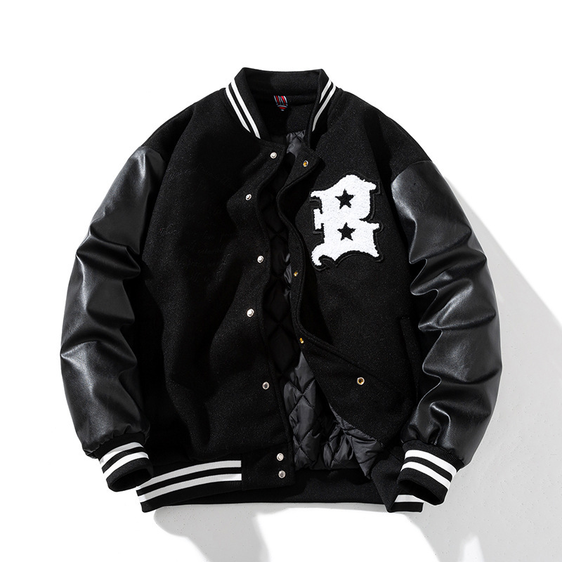 Autumn And Winter Bomber Jacket Cotton Padded Thickened Cotton-padded Coat — изображение 3