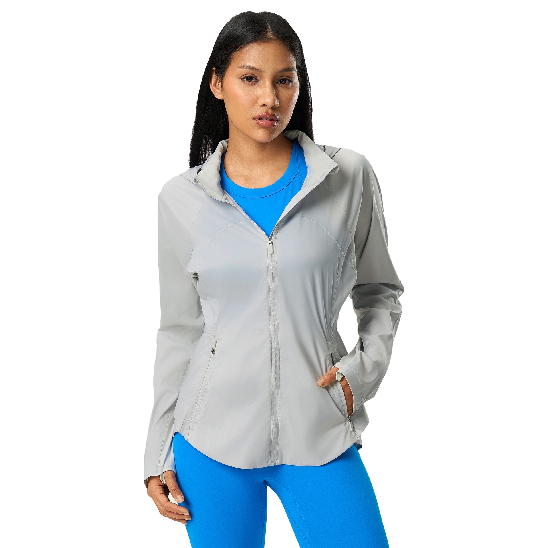 Hooded Sun Shade UV Protection Ice Feeling Quick-drying Breathable Jacket - Image 4