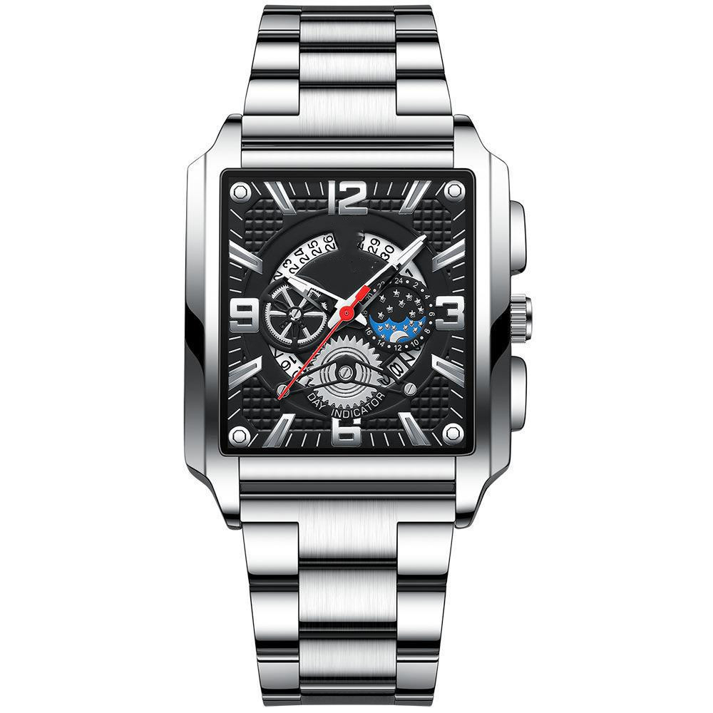 Men's Vintage Square Calendar Waterproof Luminous — изображение 6