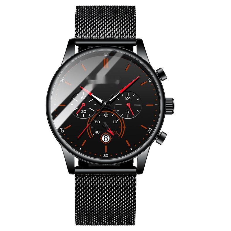 New Timing Luminous Fashion Waterproof Steel Belt Quartz Watch — изображение 4