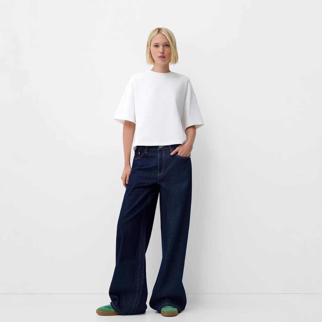 Early Autumn Mid Waist All-matching Straight Pants - Image 4