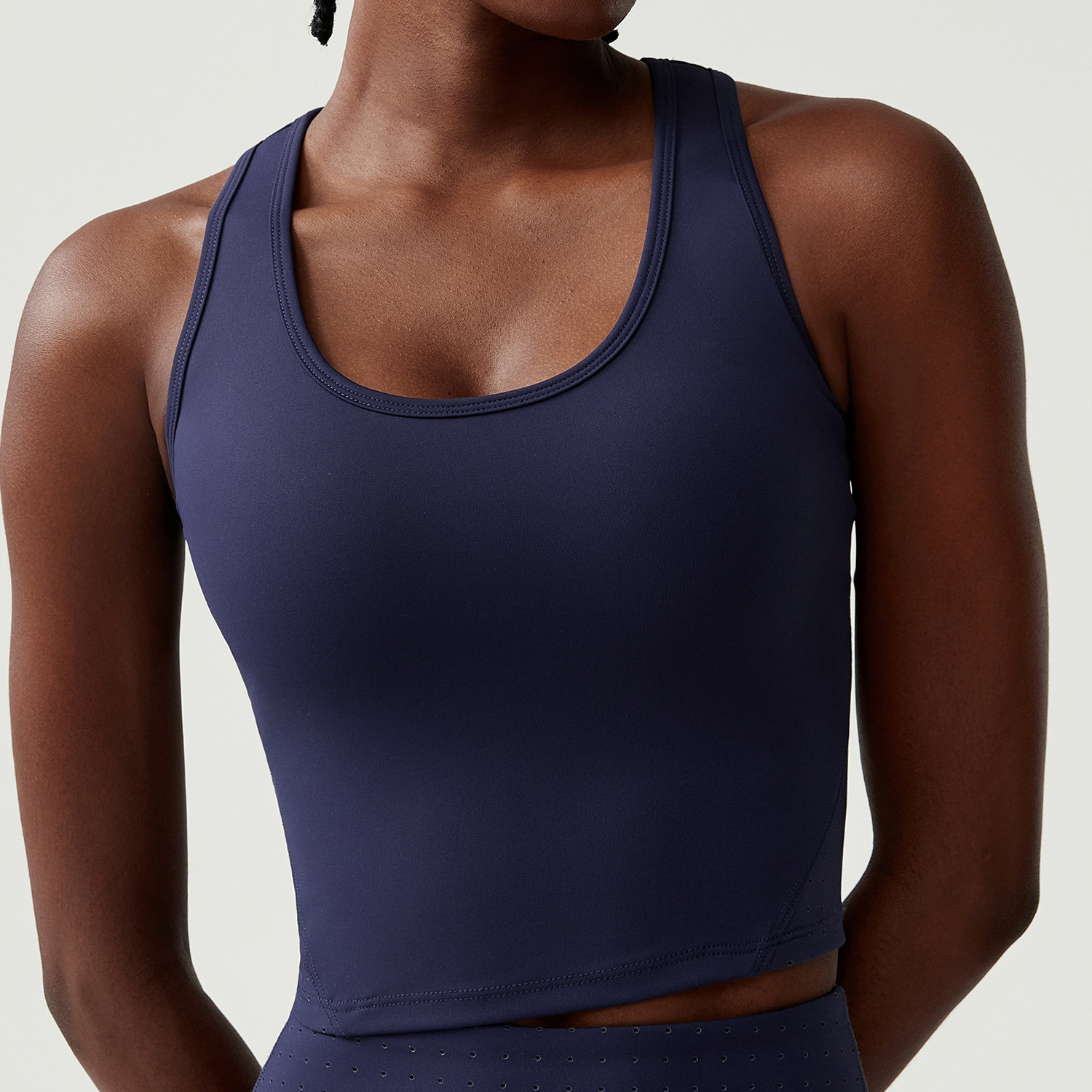 Tennis Suit Vest Women's Plus Size Fitness Running Exercise With Chest Pad – Bild 6