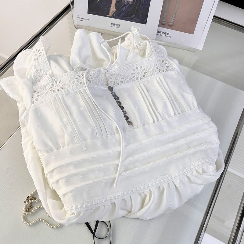 Women's Fashion Starlight Lace Square Neck Vintage Dress — изображение 2