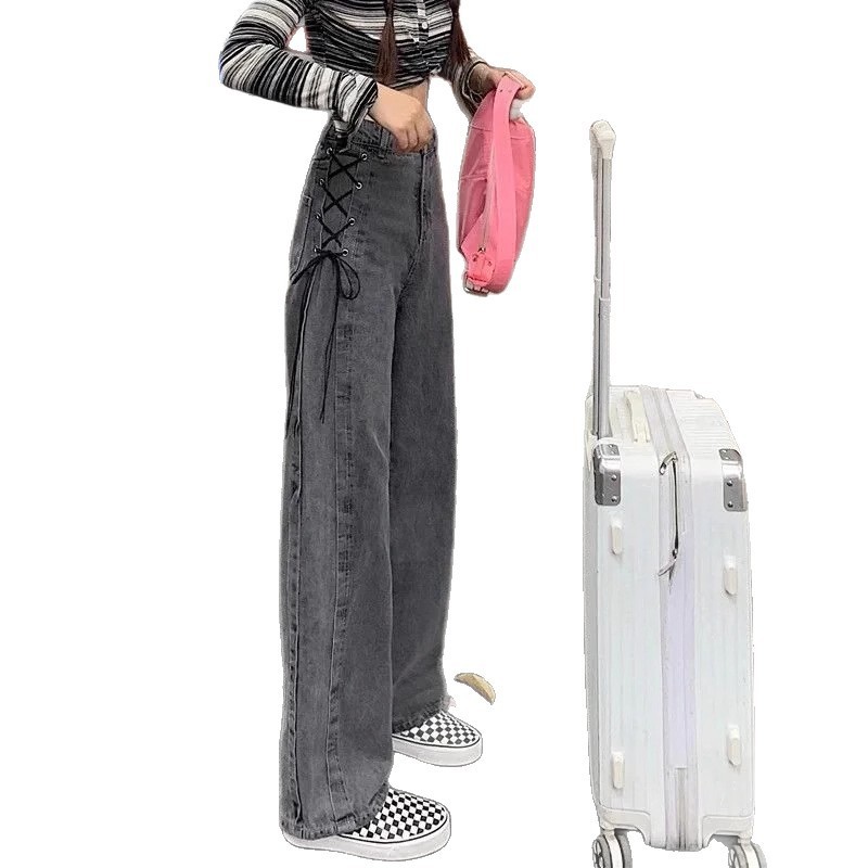 SpringSummer New Straight Loose All-matching Slimming Wide-leg Pants - Image 4