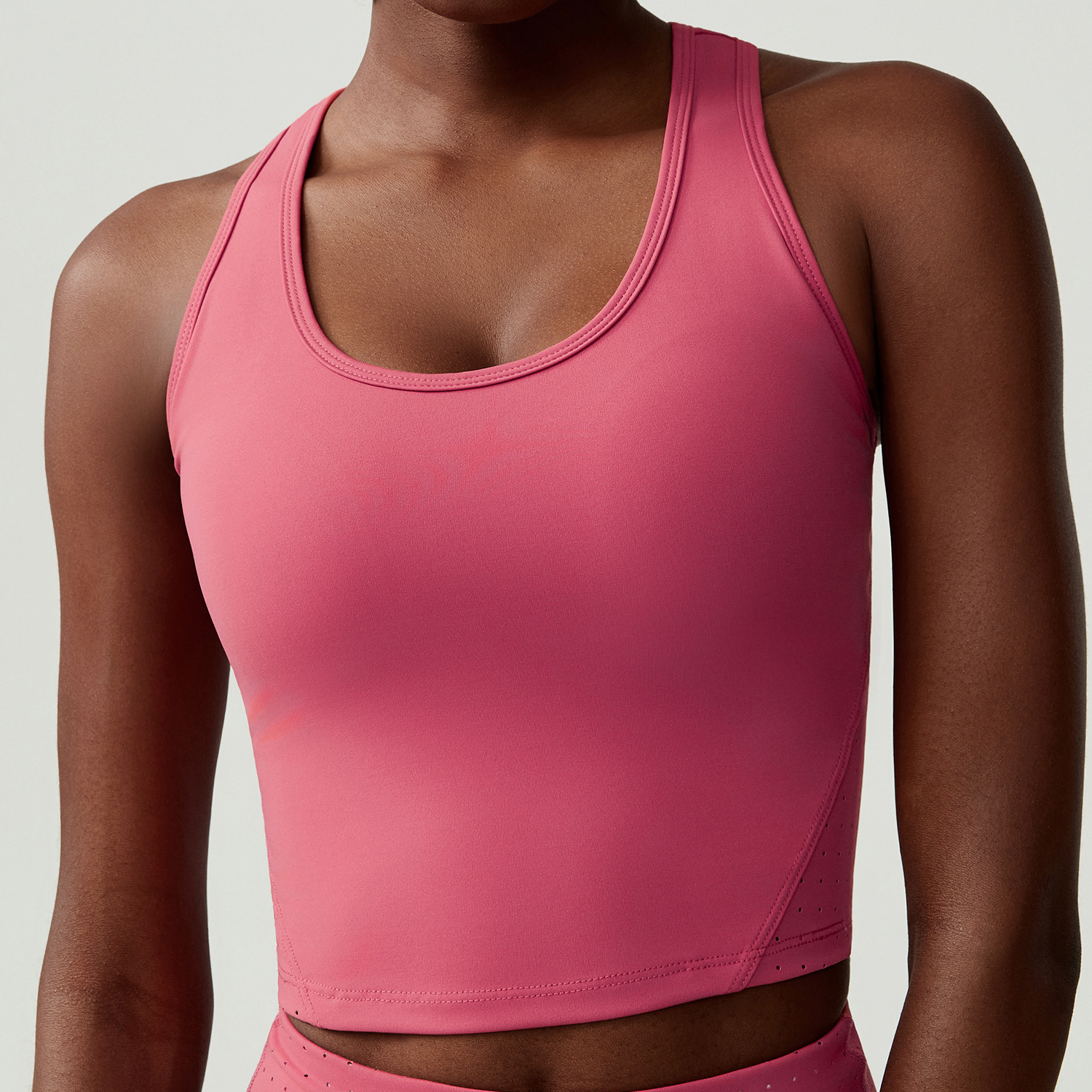 Tennis Suit Vest Women's Plus Size Fitness Running Exercise With Chest Pad – Bild 8