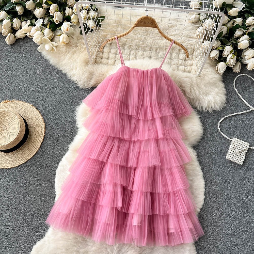 Loose Ruffle Pressed Pleated Maxi Dress - Image 9