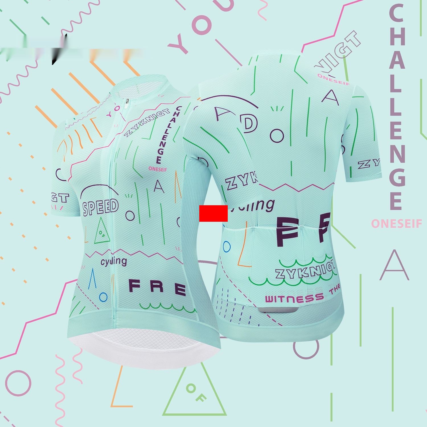 Road Bike Short-sleeved Cycling Outfit Wicking Bike — изображение 2