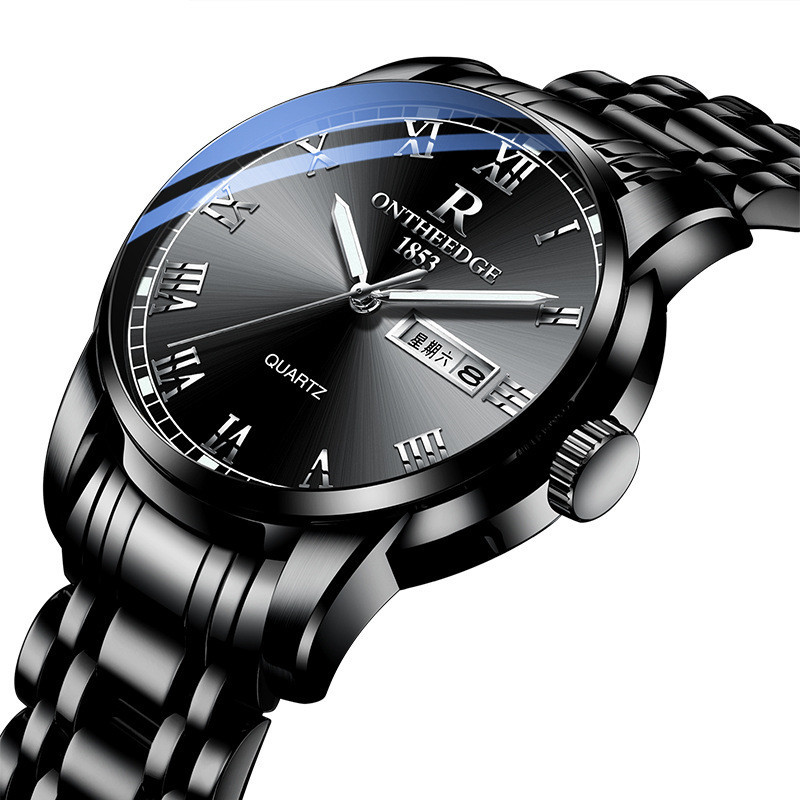 Men's Three Needle Business Steel Watch Quartz Watch — изображение 4