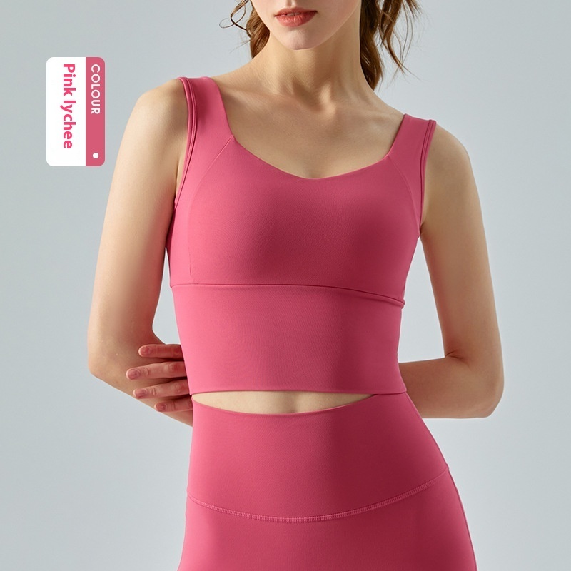 Nude Feel Semi-fixed Cup Sports Underwear Medium Tenacity Stretchy Slim-fit - Image 5