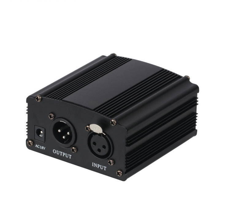 48V Power Supply Large-diaphragm Condenser Microphone Noise Reduction Recording Equipment - Image 2