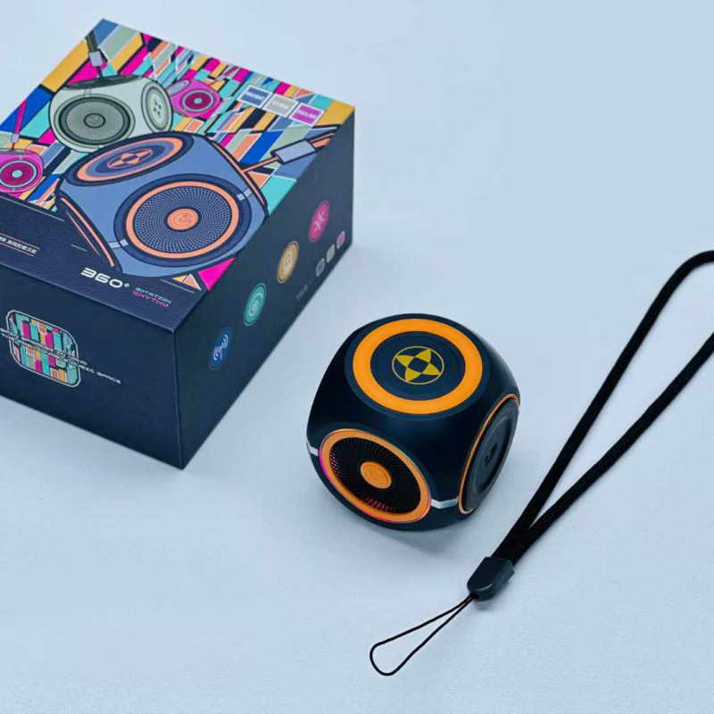 Decompression Rotating Gyro Bass Bluetooth Speaker - Image 6