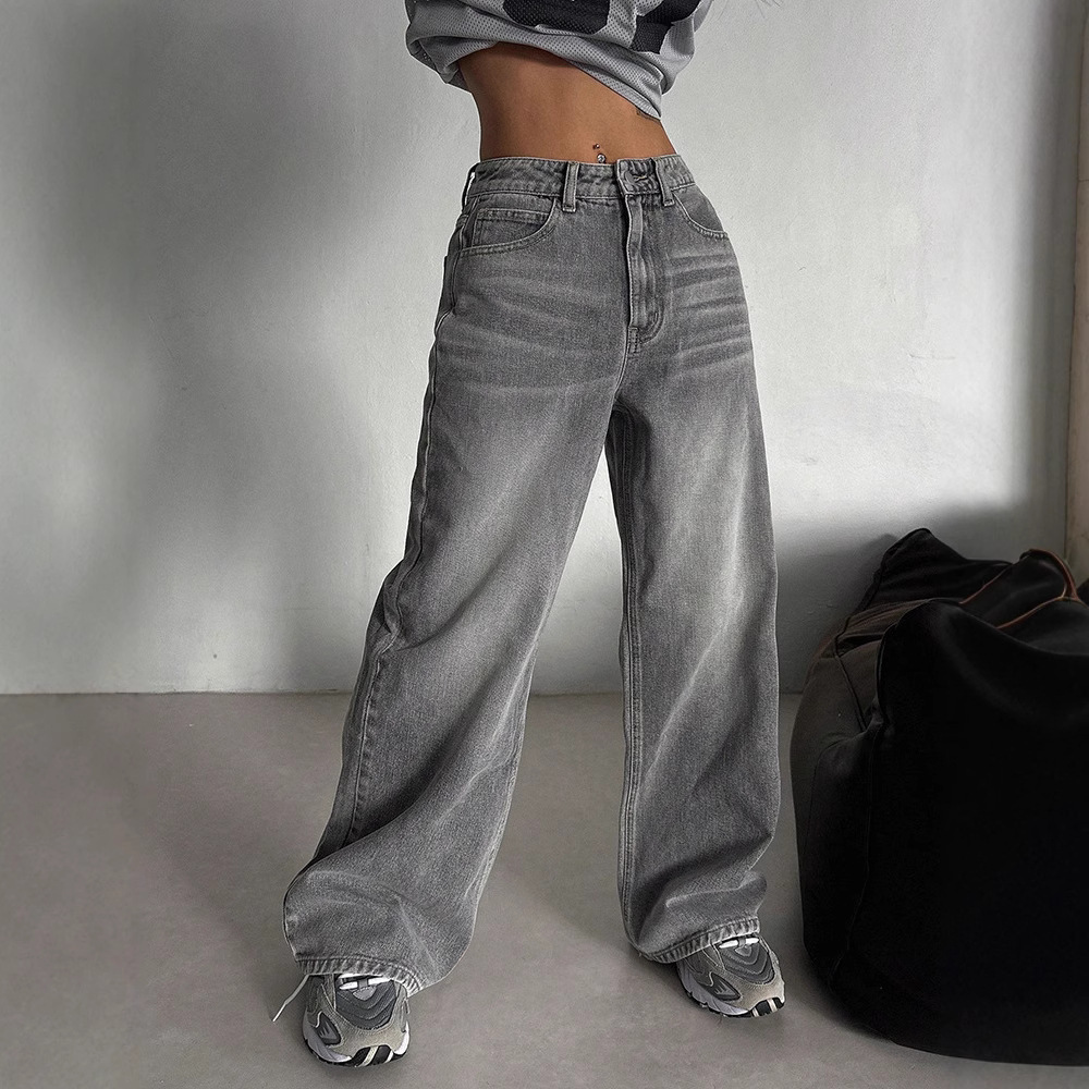 Loose Spring And Autumn Long High Waist Drooping Fashion Fashion Pants - Image 5