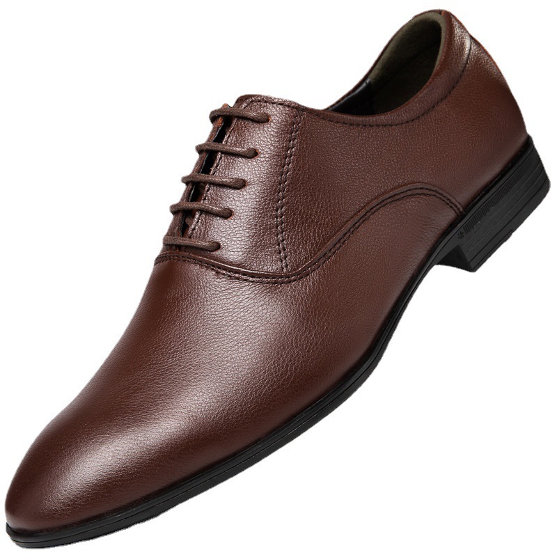 Men's Pointed Business Casual Leather Shoes – Bild 5