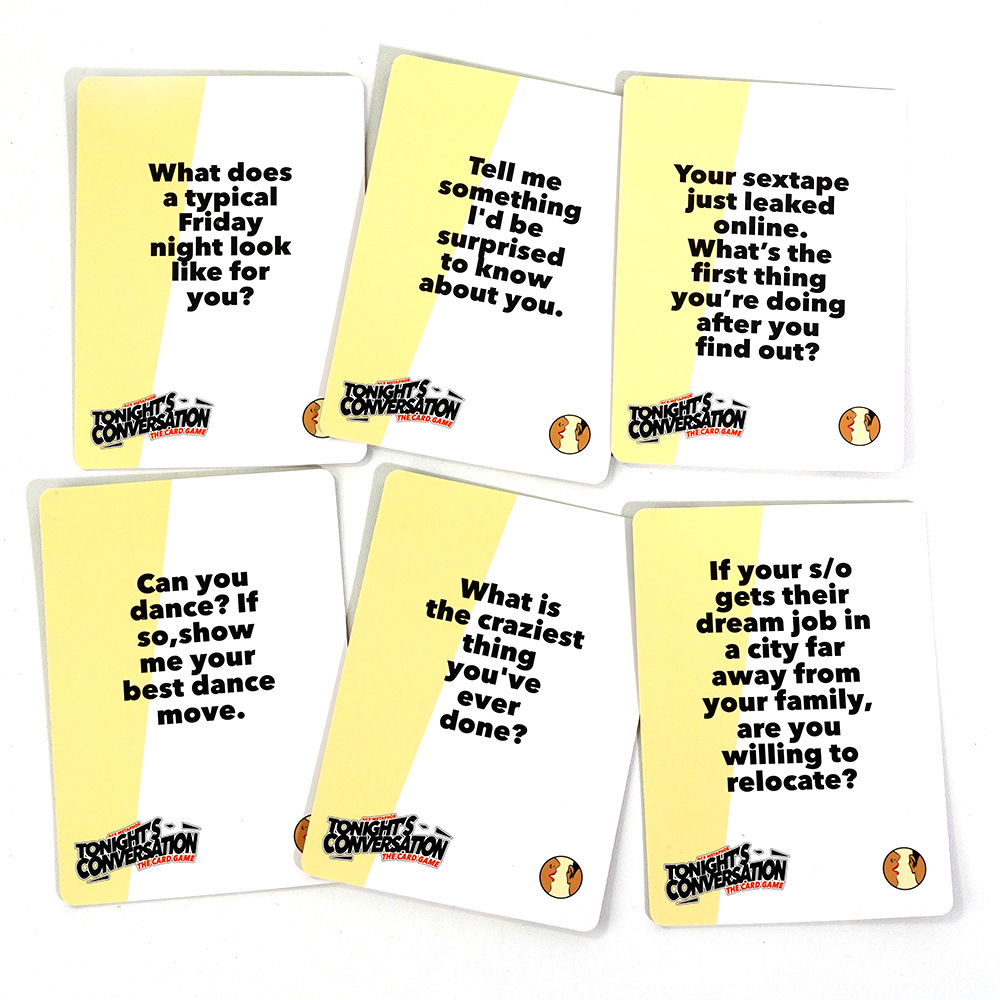Full English Date Night Perfect Dating Friend Party Tabletop Game Cards Couple Conversation Cards Quiz Cards Birthday Gifts — изображение 2