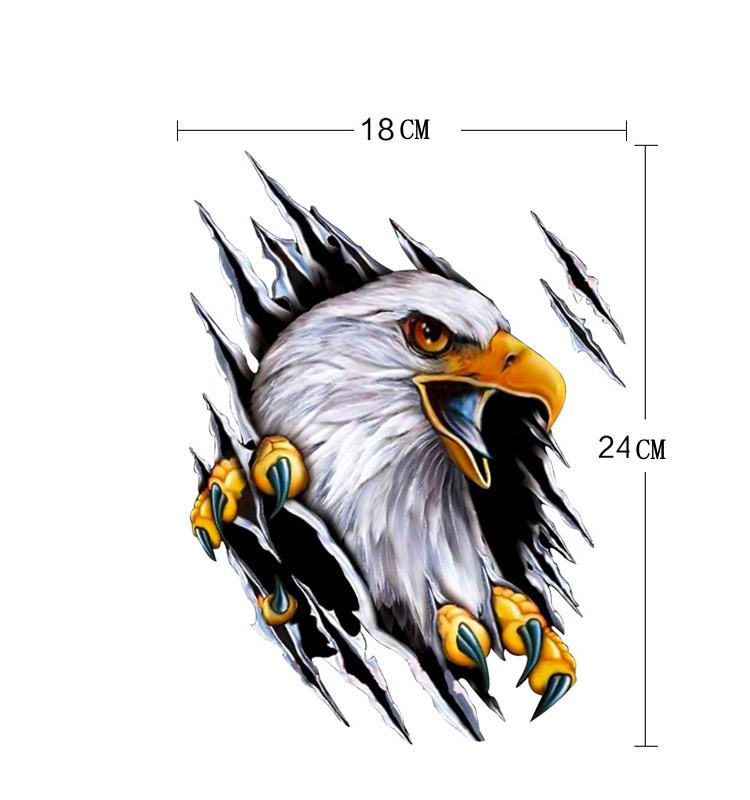 3D Simulation Cartoon Creative Personality Car Stickers – Bild 2