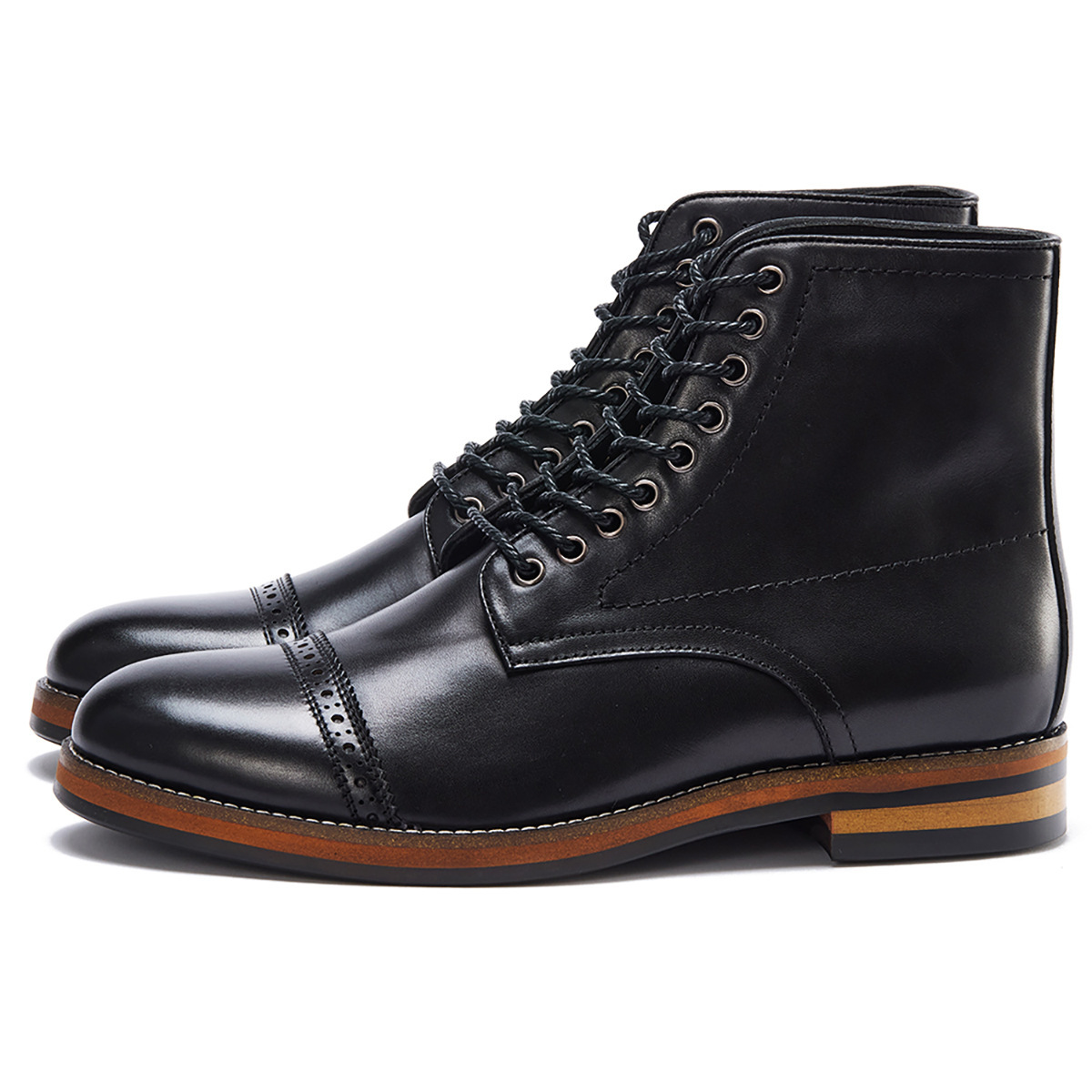 Brown High Street Mid-Top Martin Boots Men - Image 2