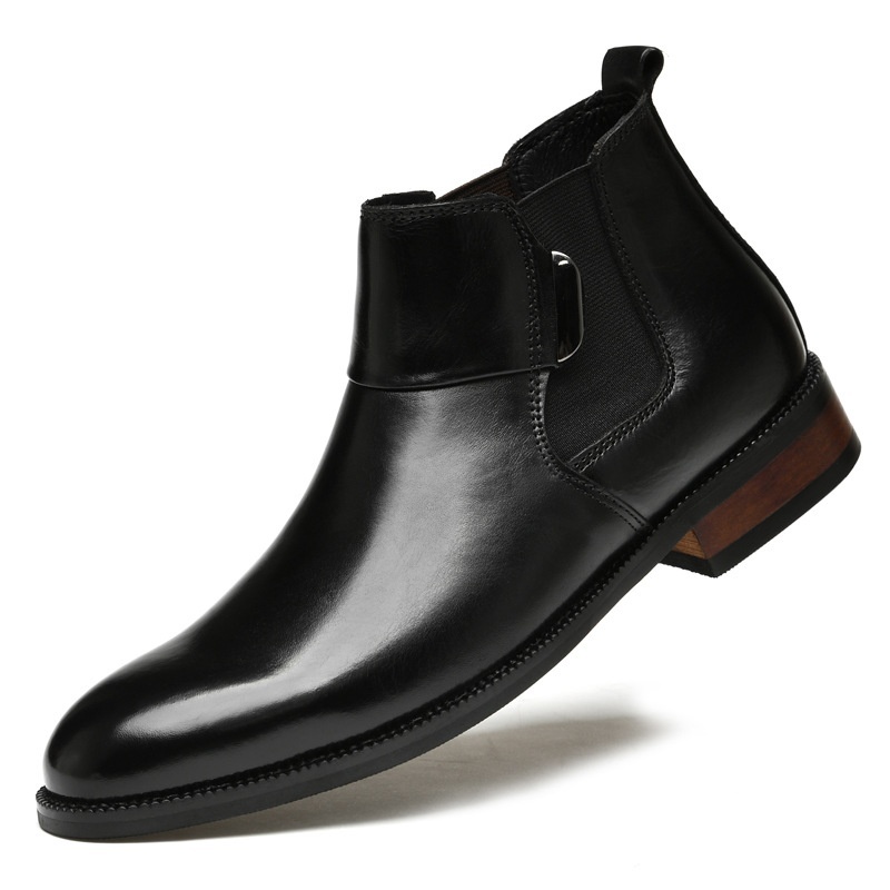 British Style Retro Chelsea Boots Men's Shoes — изображение 3