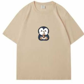 Cotton Short-sleeved T-shirt Loose Shoulder Half-sleeved Top